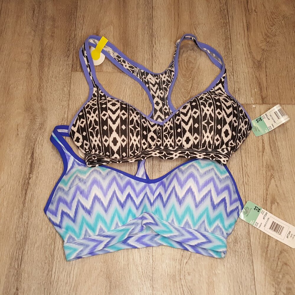 Set of 2 Racerback Bras- NWT